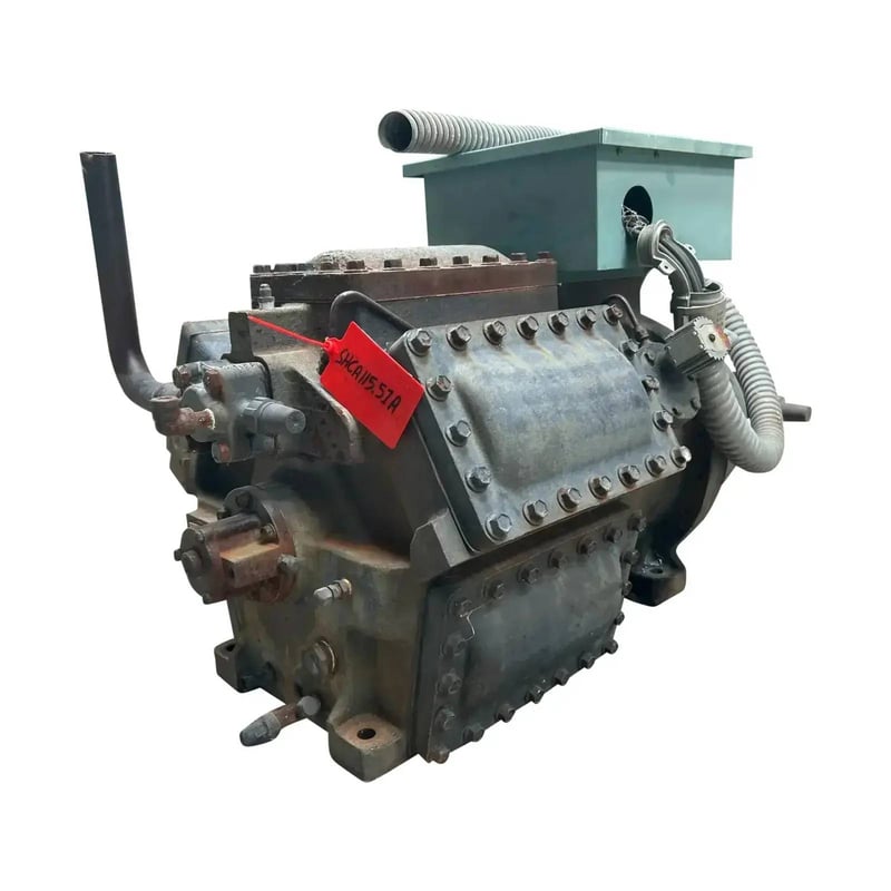 York ZB6S1D46/50S, Semi-Hermetic Compressor, 50 HP, 460