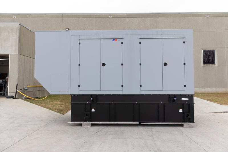 500 kW MTU #DS500, Diesel Generator, 277/480 Volts, 3 phase, sound attenuation encl, base tank, 2022 (2