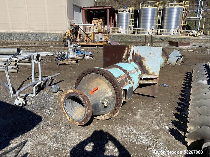 986 sq.ft., Titanium Ltd., Shell and Tube Heat Exchanger, 20/FV @ 300°F, 30" diameter and 16' total length