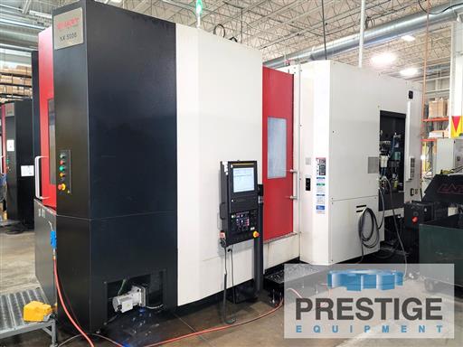 Niigata #NX5000, 31.5" X, 29.5" Y, 33" Z, 19.6" x 19.6"pallet, 2 APC, 60 automatic tool changer, Fanuc 31iB