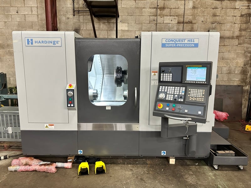 Hardinge #HEF51SP-MSY, live tool CNC lathe, 27.8