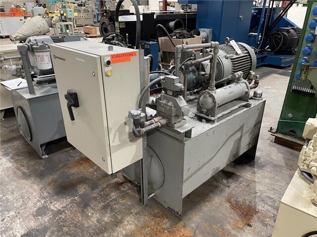 40 HP Continental #PVR50-50BSR-RF-0-5-H, Hydraulic Powerpack, 1500 PSI