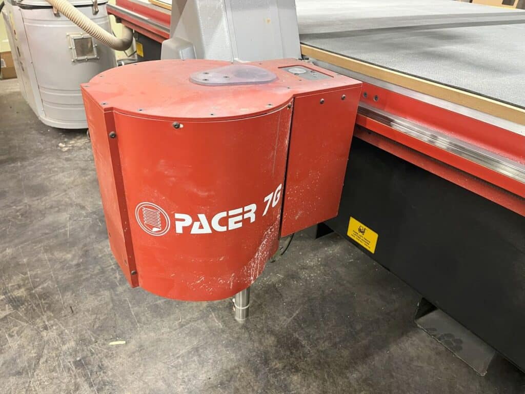 AXYZ #Pacer-5010-ATC, CNC router w/oscillating knife, 3-Axis, 72