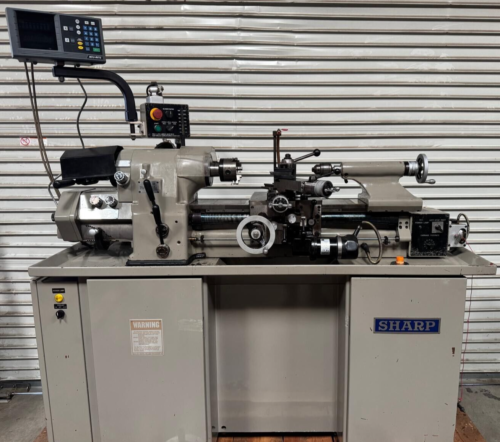 11" x 18" Sharp Hardinge #HLV-H, precision engine lathe, metric/ inch threading, 1118H Tooling
