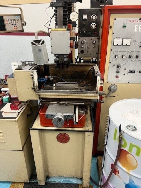 Eltee Pulsitron #EP30, Electrical Discharge Machine Sinker type, 19" x 9-1' 2"table, 12" X, 8" Y, 5" Z,LT