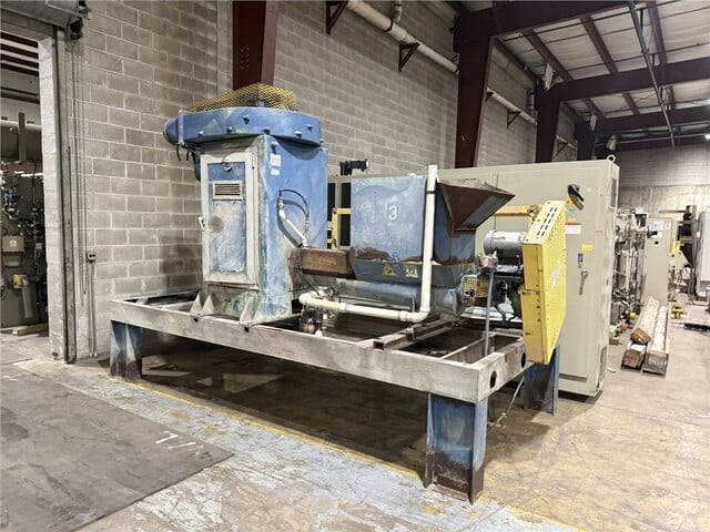 Friction Washer, Tecnofer #CD720X1500, 33 HP, 480 V., in feed auger 2 HP