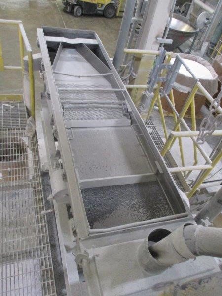 Witte, Fluid Bed Dryer/Classifier, 20" width x 12' L, gas fired heater