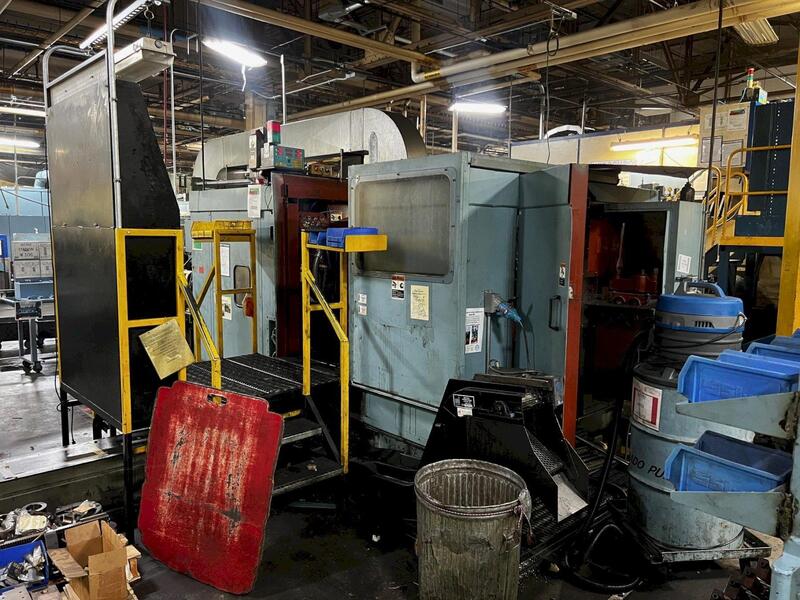 National #625-S3, 6 die cold former, 3" die kickoff, 2-1/2" cut-off length, 40 HP, 100-120 PPM