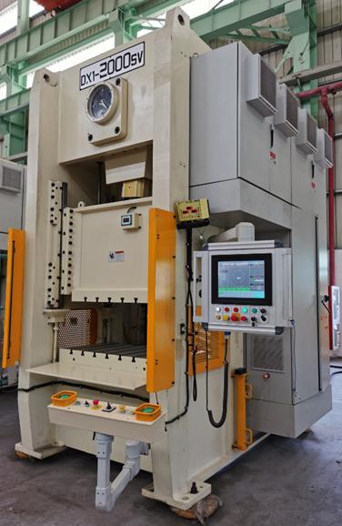 220 Ton, Minster #MMC-DX1-2000-SV, D-frame single crank servo press, 7.8" stroke, 17.7" Shut Height, 4.3"