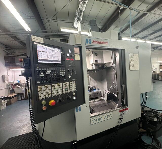 Hardinge #V480-APC, CNC vertical machining center, 30 side mount tool changer, 18.9" X, 15.7" Y, 16.9" Z