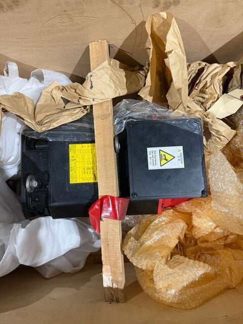 11 KW Fanuc #A06B-1428-B100, Servo Motor, 4000-10000 RPM, 200-230 V, in crate, New, 2006
