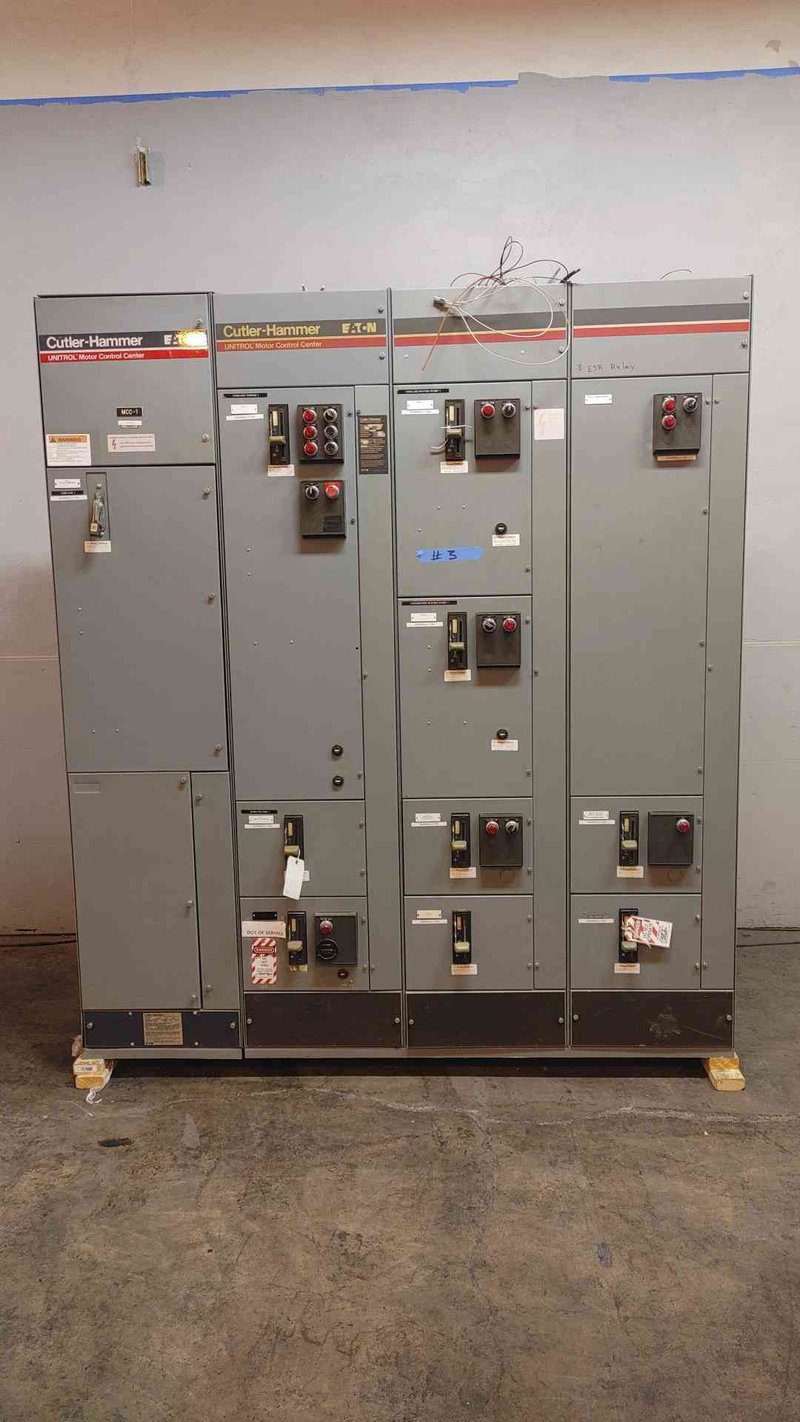 Cutler-Hammer #6AF1221274-A, unitrol motor control cen, 3-phase, 3-wire, 480 V