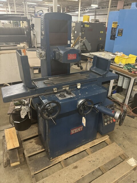 8" x 18" Kent #KGS-250AH, reciprocating surface grinder, 220 V.