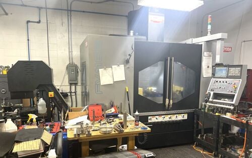 Toyoda #FV-1165, CNC vertical machining center, 40 automatic tool changer, 43.3" X, 25.6" Y, 23.6" Z, 8000