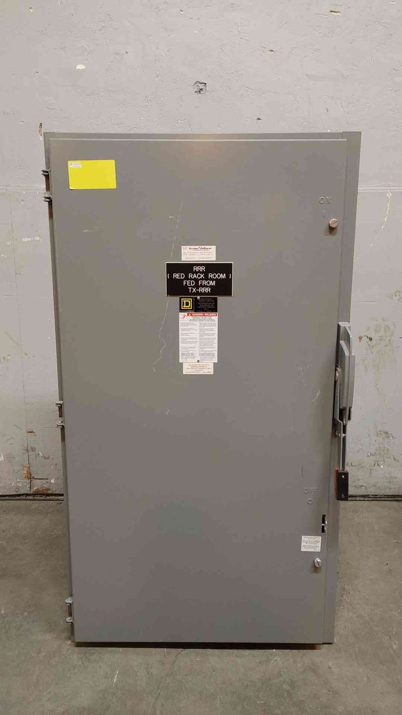 600 Amp. Square D #H326N, Heavy Duty Safety Switch, 240 VAC, 250 VDC