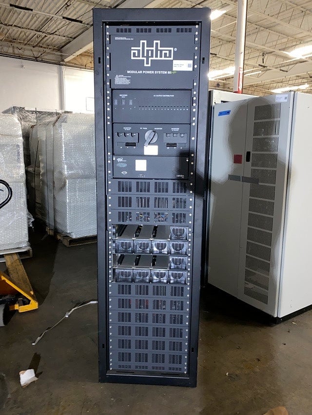 Alpha #AMPS80-2-40-MBS, Modular Power System Rectifier w/Bypass, 2 ...