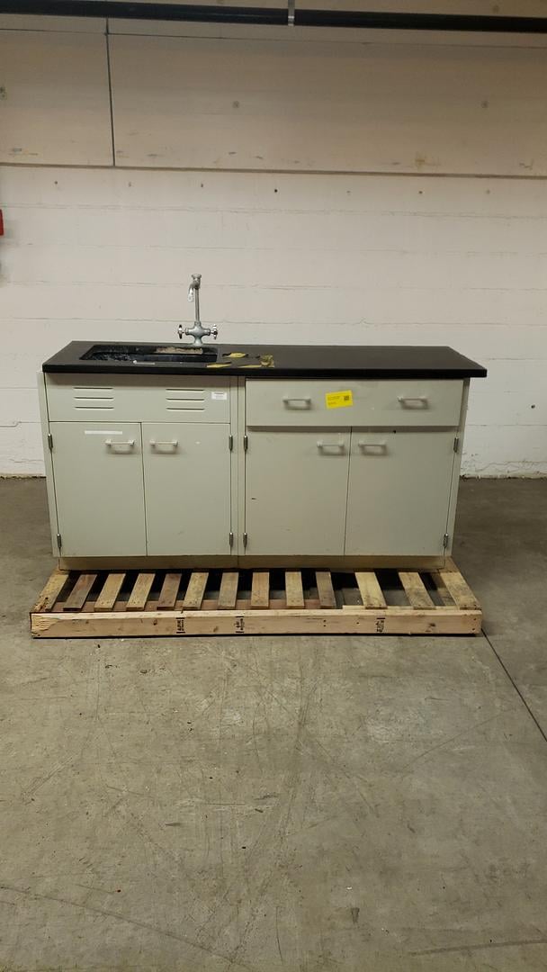 St. Charles, Black Epoxy Sink Bundle, 69" L x 24" width x 36" H