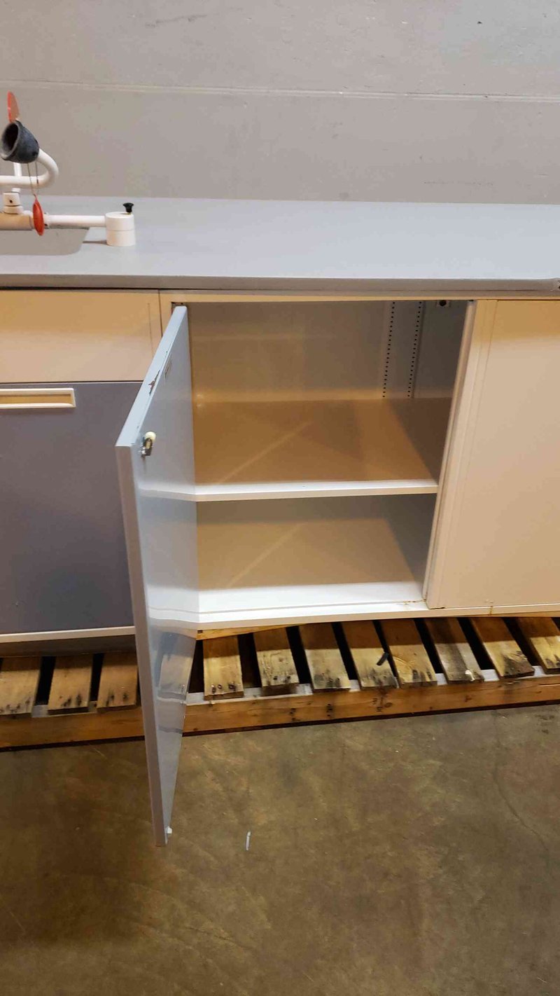 Fisher Hamilton, Sink Bundle w/Corner Cabinet, 89