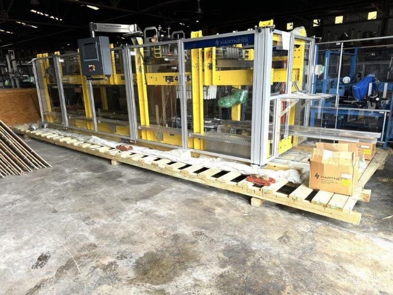 Hartness #2800, drop packer, dual drop, Servo, Siemens, 2016