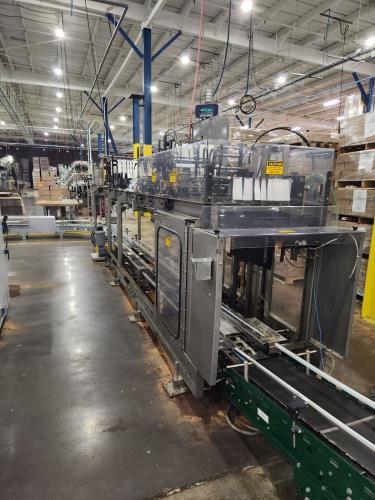 Hartness #900AT, drop packer, Servo, Micrologix 1500, high speed