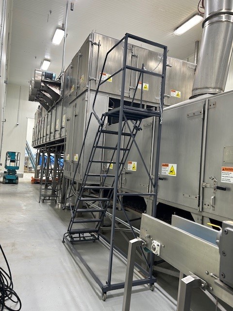 117" x 780" Aeroglide #C1-120-65RGC, dryer, apron, Natural gas, 2005