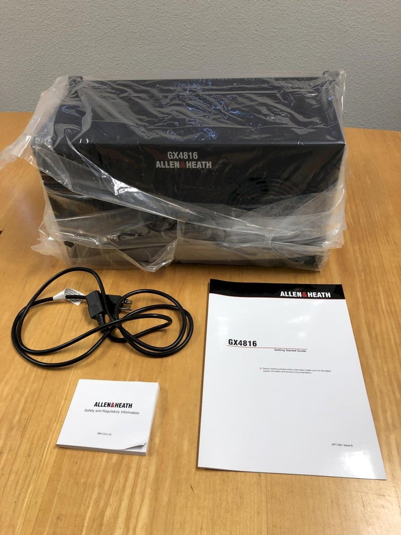 Allen & Heath #GX4816, 48in/16out, 96 kHz audio expander, 2024