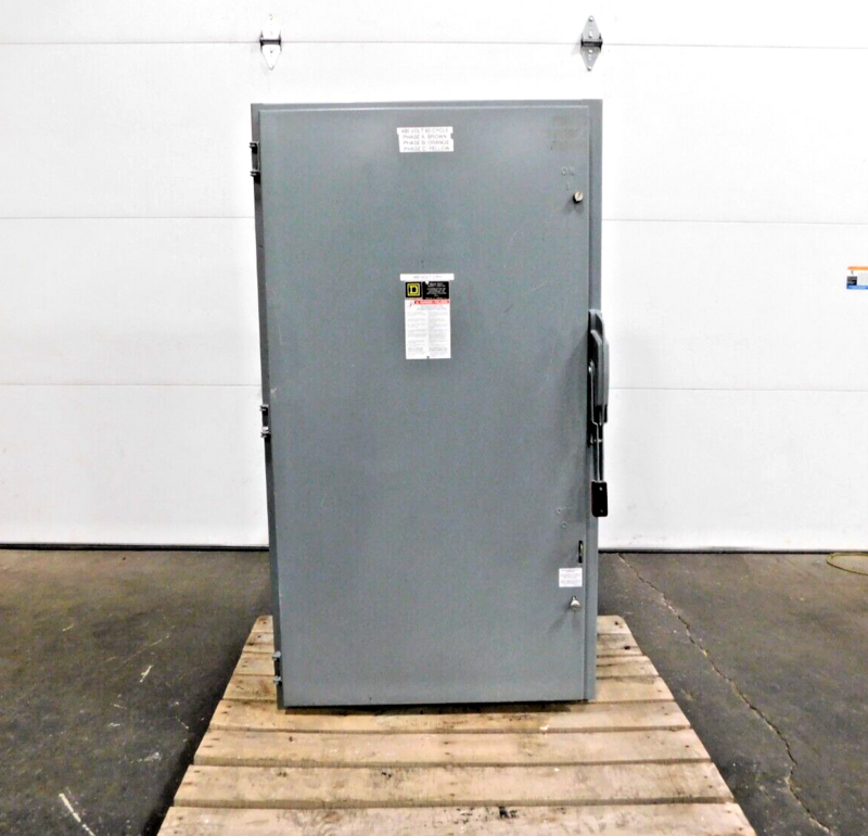 400 Amp. Square D HU365, heavy duty safety switch, 600 VAC, 600 VDC, 3 phase