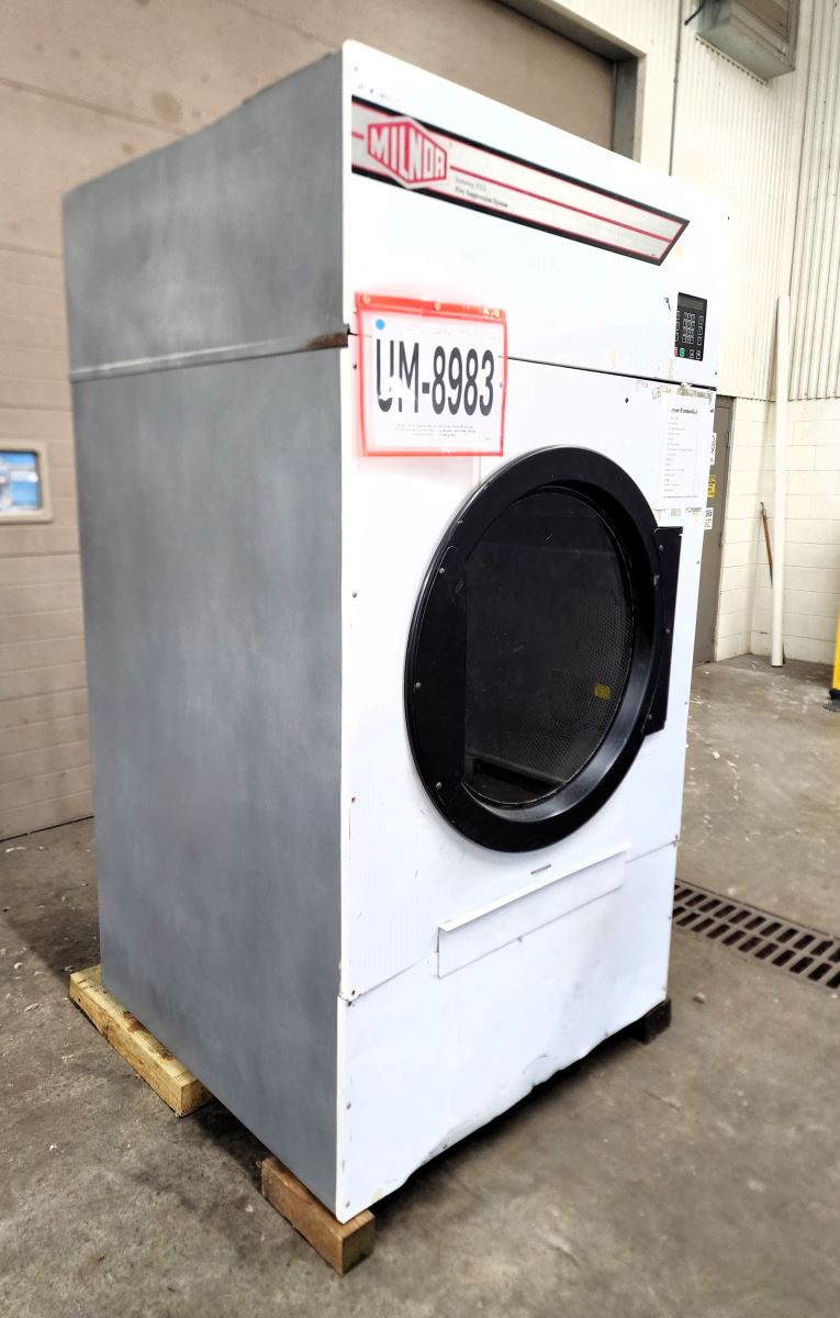 120 Lb. Milnor #MLG122D, Natural Gas Dryer, Reversing Basket, 415000 BTUH, 208 V, 2006
