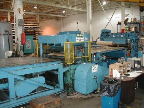75" Ton, McKay #5516-M, 4-Post Cut-Off, 57" F-B & 26" R-L distance between posts