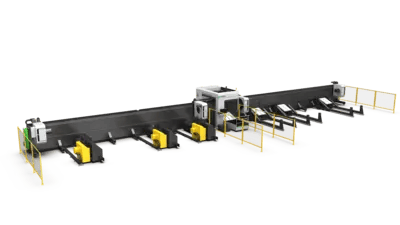 BesCutter #Hytube-Titan, Fiber Laser Pipe Cutter, 6000 watt, 20" diameter max, 4-jaw Chuck, FSCUT5000 cnc