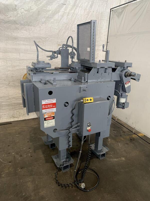 12" x .125" Air Feeds #AF-3, air feeder/straightener with powered pinch rolls, 1985