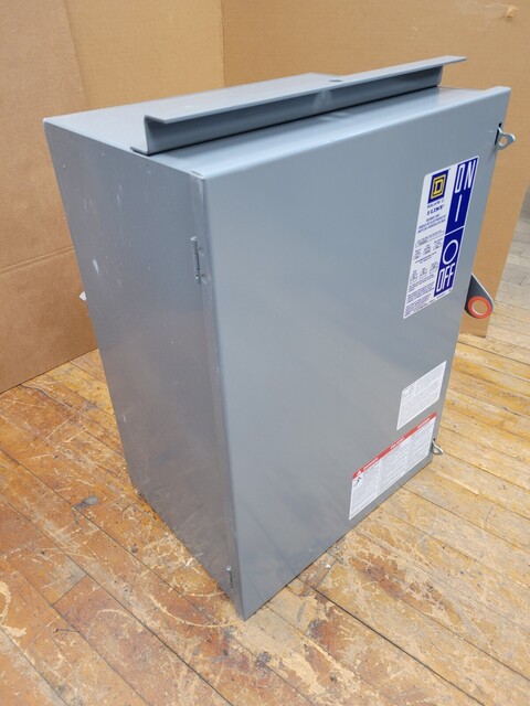 200 Amps, Square D, PQ4220G, Fusible I-Line Busway Bus Plug, 240VAC 3PH 4 Wire Class H