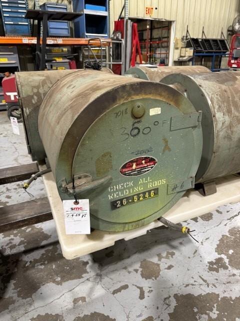 Dry rod electrode stabilizing oven, Phoenix #15D, type 300, 1000 watts, 100-550&deg;F, 15D