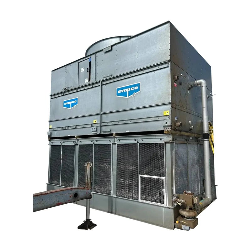 892 Ton, Evapco #ATC-1784E-1G, Evaporative Condenser, 400 psig, 136,700 CFM, R-717, 120.5 cu.ft. coil, 7.5 HP
