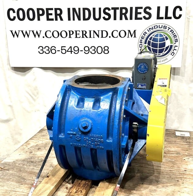 10" Donaldson #CD-67-CD-D1406, Airlock, Carbon Steel, No Motor, 10" diameter Inlet/Outlet, 22.5" H Inlet to