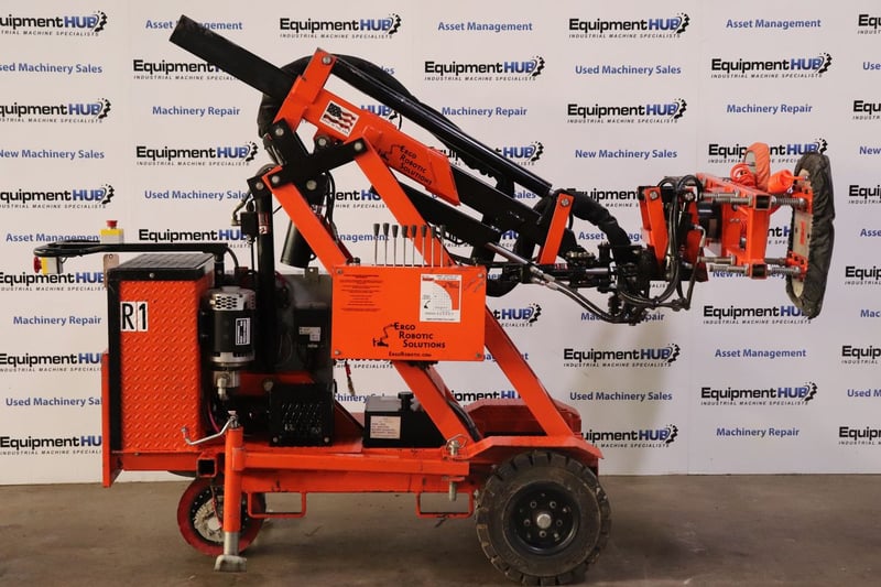 800 lb. Ergo Robotic Solutions #GM800, glass handling & installation machine vacuum lift, new batteries, 2018