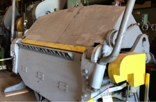 3/8" x 8' Dreis & Krump power leaf brake, mechanical drive, from