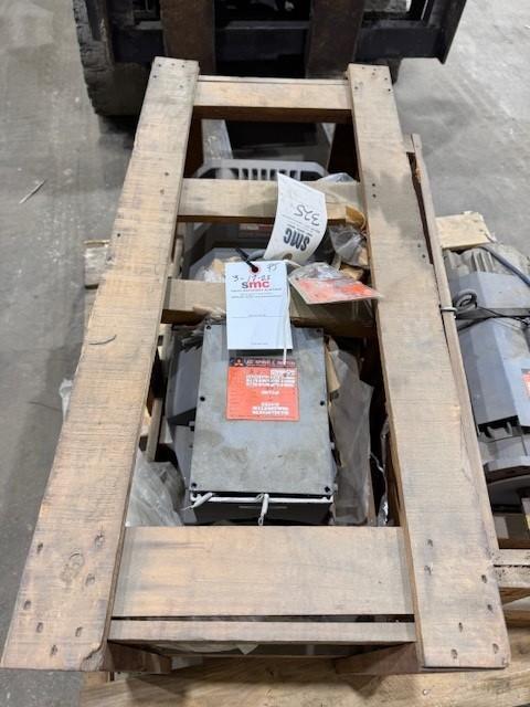 11 KW Mitsubishi #SJ-11, AC Spdl Motor, 60 Amps, 1500 RPM, 200 Volts, 1991