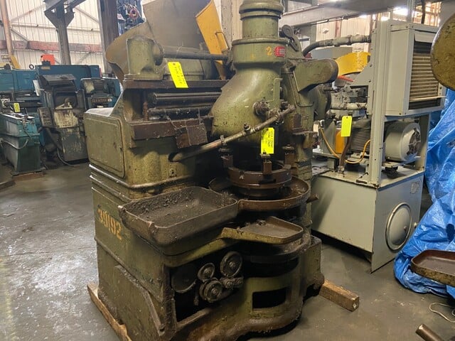 Fellows #615A, gear shaper w/spur Guide, 18" diameter capacity, 5.12" stroke, 4" riser, 5" width face, 0.75"