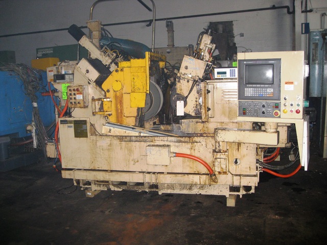 Gold Crown #GC-300, centerless grinder, 4.5" diameter work capacity, 24" diameter & 14" diameter wheels