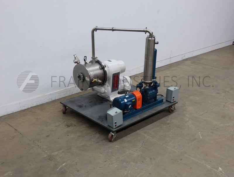 Cornell #D-16, 304 Stainless Steel, versator & vacuum pump, 1-20 GPM, 7-1/2 HP, boltdown door