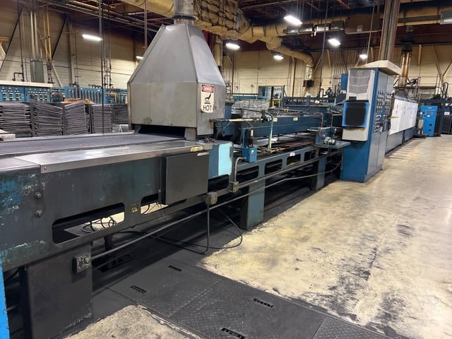 24" x 7" Gasbarre #24E-6Z, Sintering Belt Furnace, 6 zone, 24" #3, 2070°F, 480 VAC, 3 phase, 2012