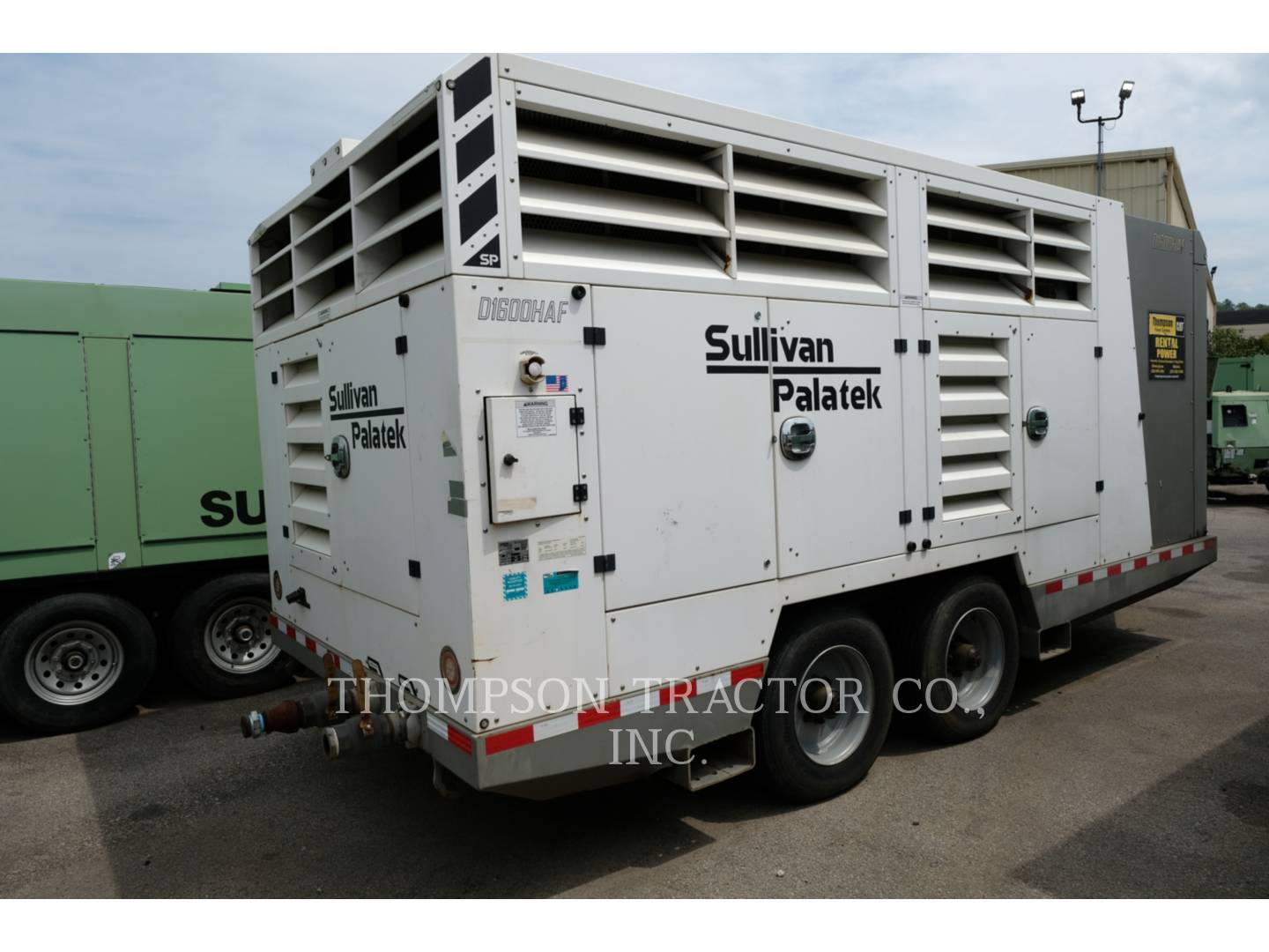 Sullivan D1600PHCA4WAF, Compressed Air, 2941 hours, S/N: 511018, 2018