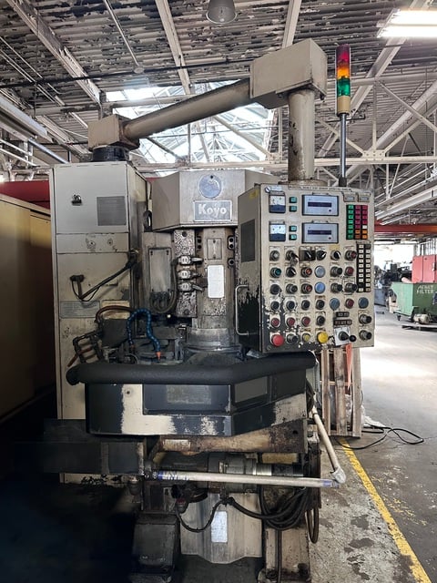 Koyo #KVD-300C, CNC Vertical Double Disc Grinder, 4" outside dimension x 2" width Grinding capacity, 12"