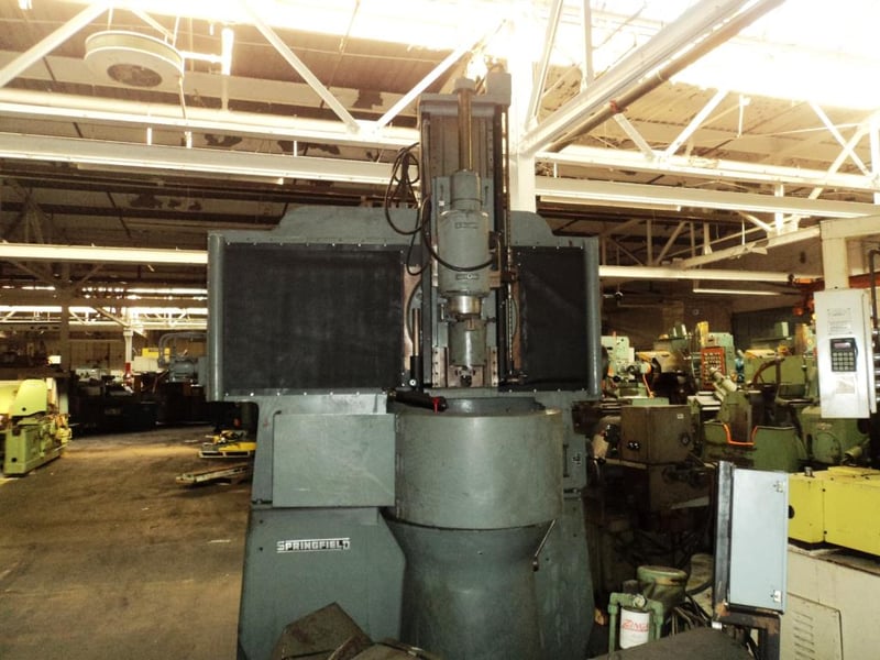 Springfield #2TR, Universal Vertical Grinder, 31" Swing, 21" Stroke, 25" diameter Face Plate, 7.5 HP, 3450 RPM