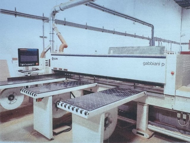 Gabbiani #P-55, Front Load Panel Saw, 2019