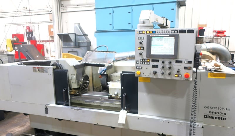 12" x 20" Okamoto #OGM-1220PBIII-Grind-X, CNC plain cylindrical grinder, Fanuc 0iTB, 2014
