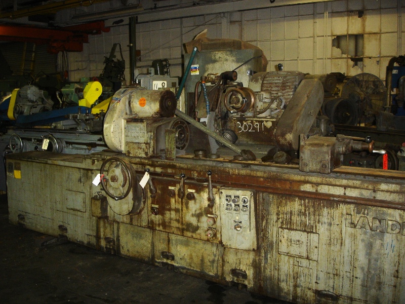 10" x 72" Landis #3R, plain cylindrical grinder, 7" work rest capacity, 30" x 3" x 12" grinding wheel, 15 HP