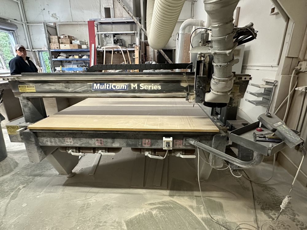 Multicam Router Tables Multicam #M-Series, CNC router with ATC & vacuum pump, 5' x 12' table ...