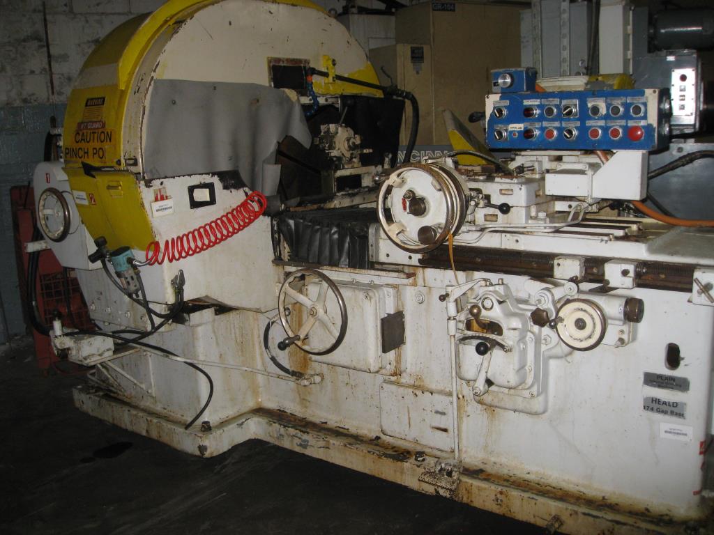 Heald #174-GAP, internal grinder, 44" face Plate, 52" swing, 20" diameter hole, 13" grinding stroke, 18 FPM